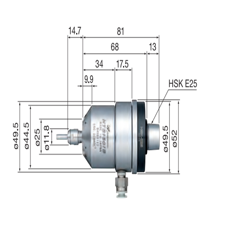 HTS1501S-HSK E25  15萬轉(zhuǎn)氣動(dòng)主軸