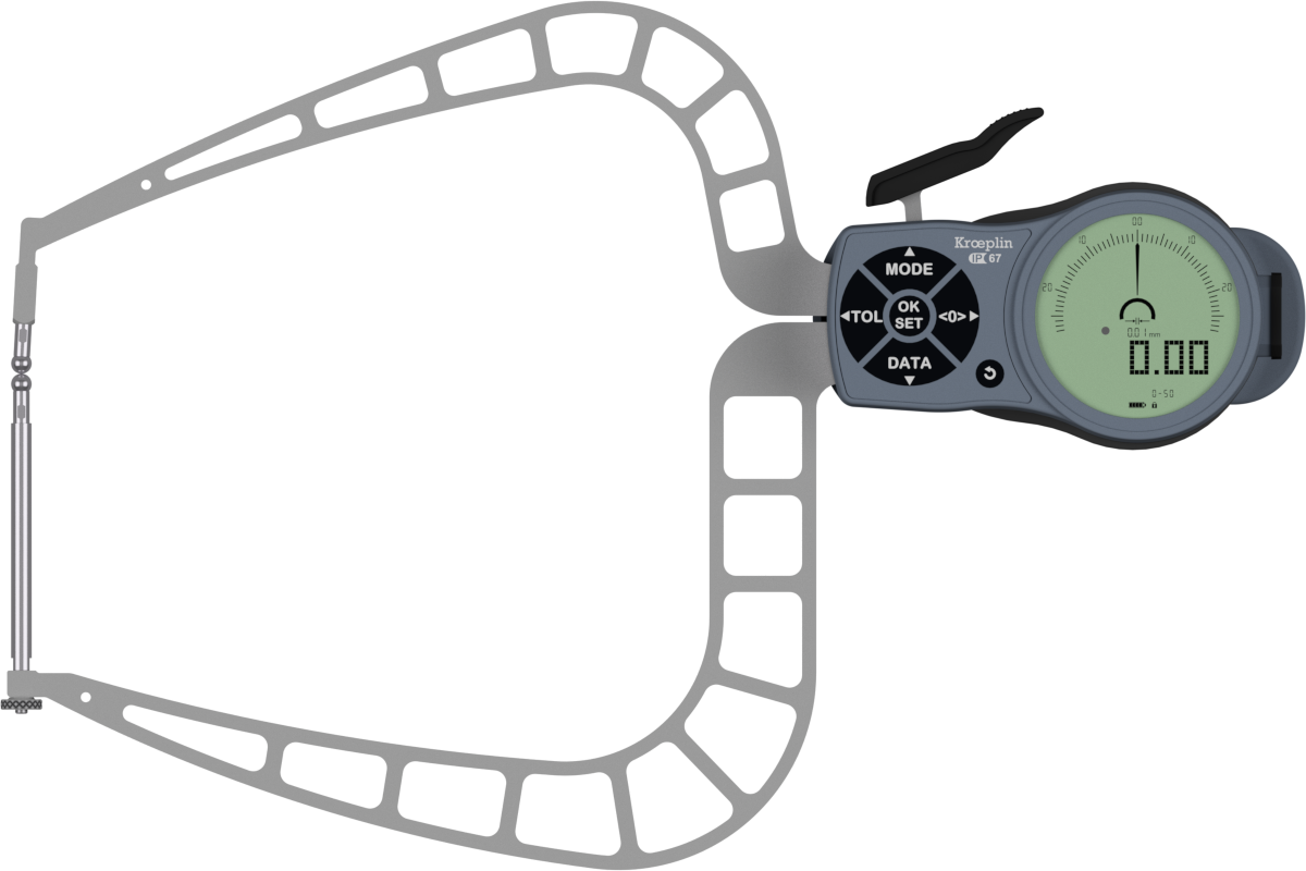 德國KROEPLIN 數(shù)顯外卡規(guī)  K450F