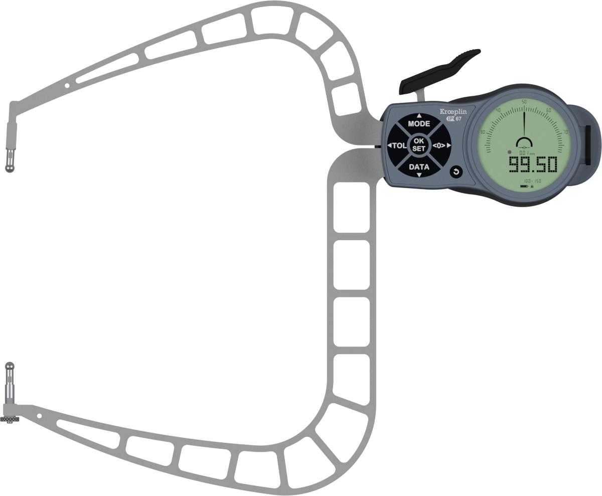 德國KROEPLIN 數(shù)顯外卡規(guī)  K4150