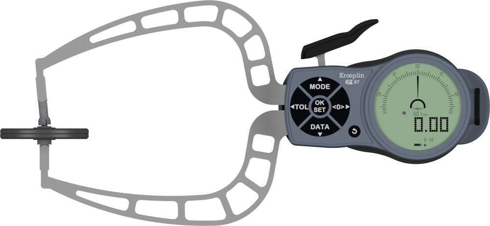 德國(guó)KROEPLIN  數(shù)顯外卡規(guī)  K330T