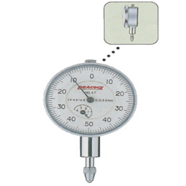 日本PEACOCK孔雀 47系列百分表