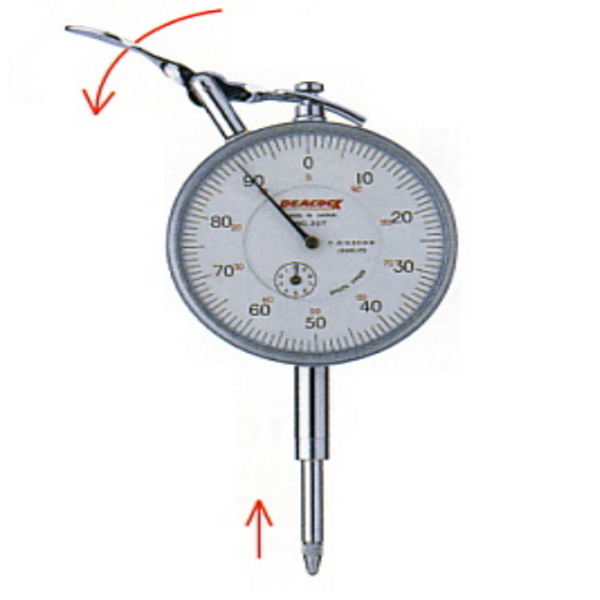 日本PEACOCK孔雀  百分表  207系列